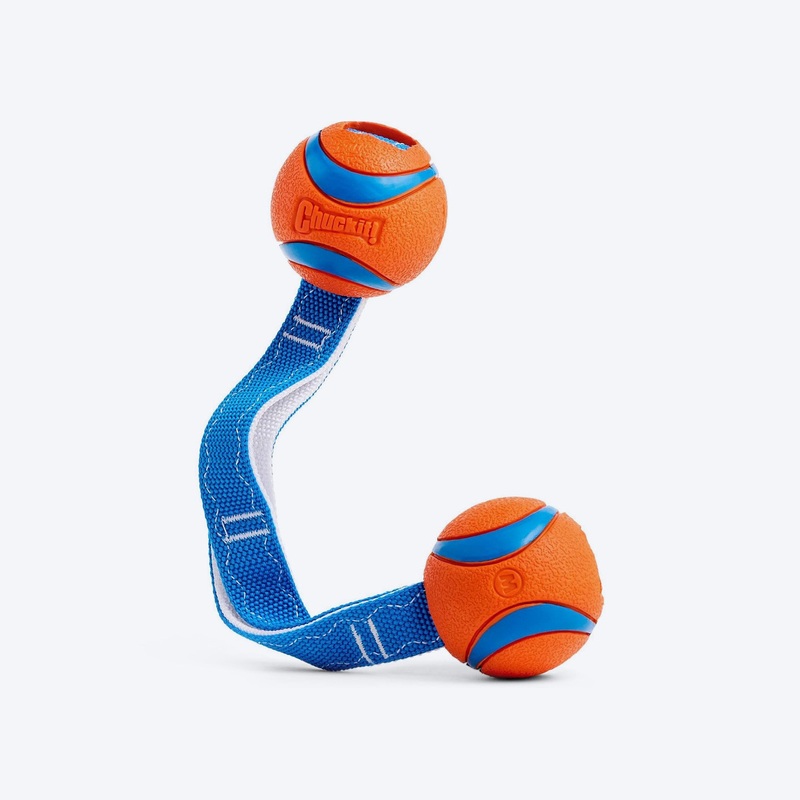 Chuckit! Ultra Duo Tug Dog Toy – Orange & Blue – M