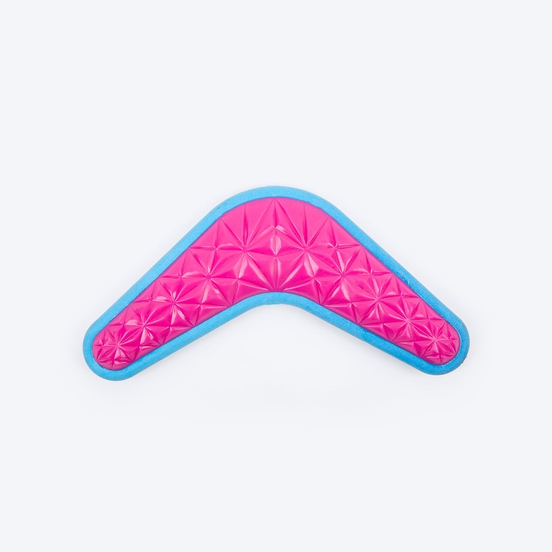 Dash Dog Back-Track Boomerang Chew Toy For Dog – Pink
