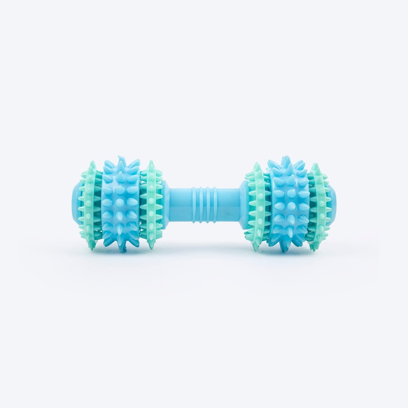 Dash Dog Daring Dumbbell Chew Toy For Dog – Blue