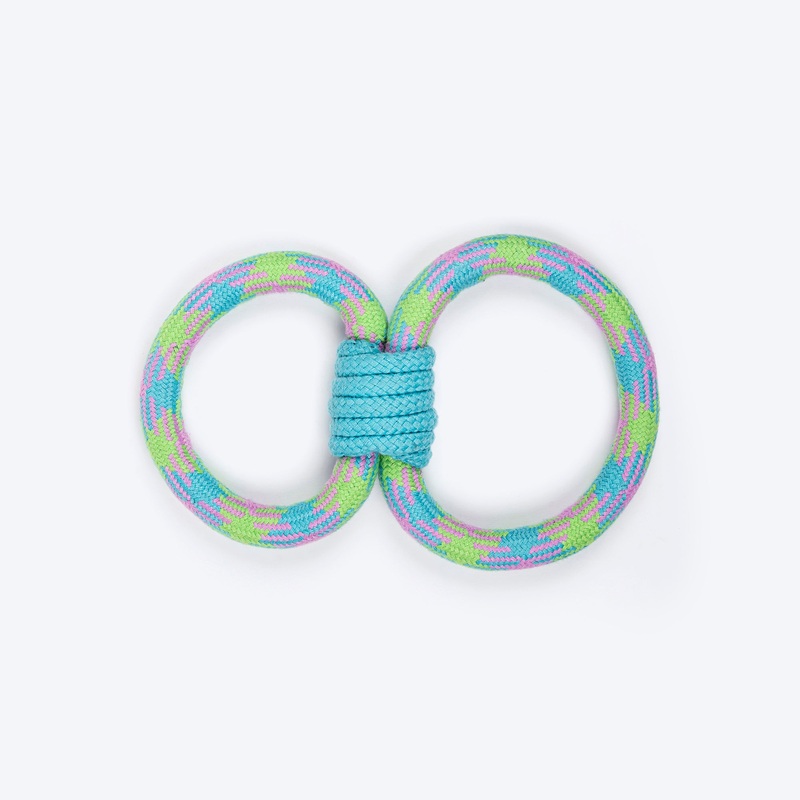 Dash Dog Double Tugger Rope Toy For Dog – Multicolor