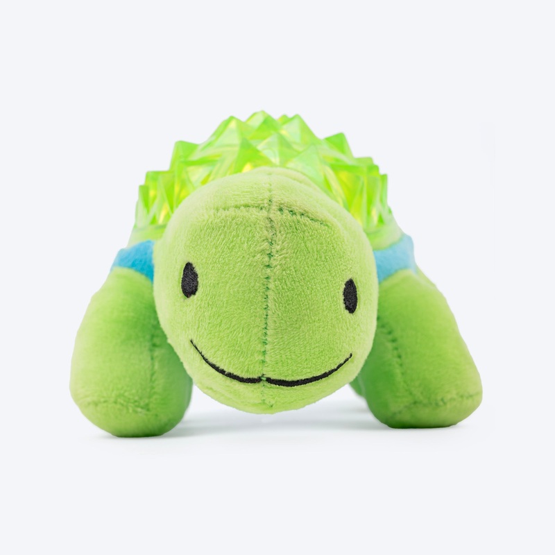Dash Dog Turtle Tori Chew Toy For Dog – Green