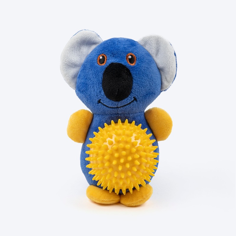 HUFT Big Belly Koala Chew Toy For Dog  – Blue