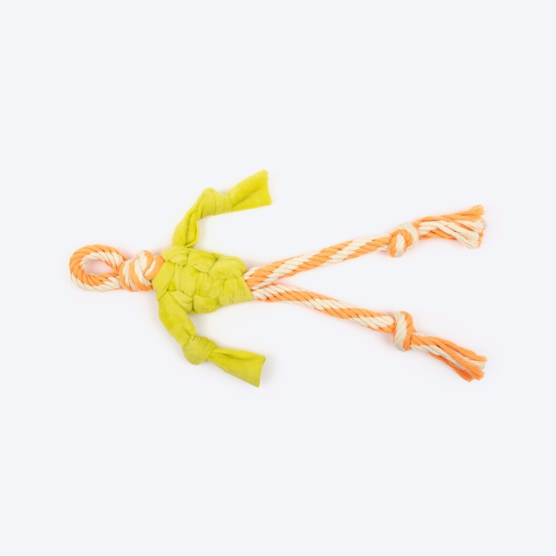 HUFT Chewbuds Mini Rope Toy for Puppies & Small Dogs – Multicolor