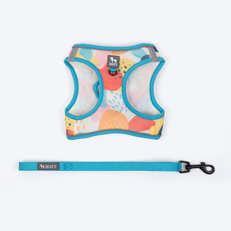 HUFT Easy Breezy Step-In Harness Set For Cats – Abstract