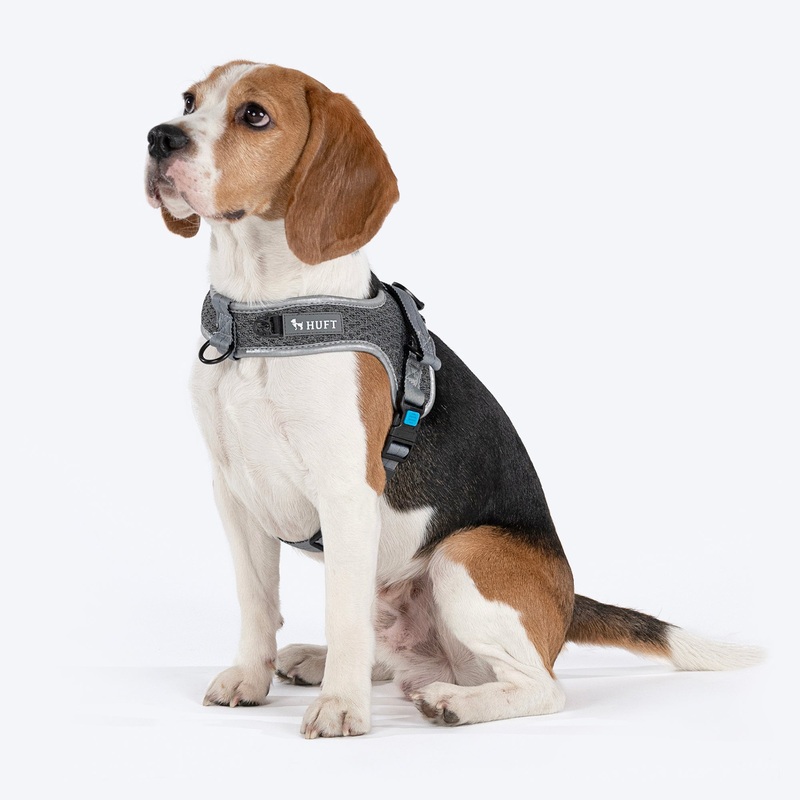 HUFT Easy Fit U-Harness For Dogs – Grey