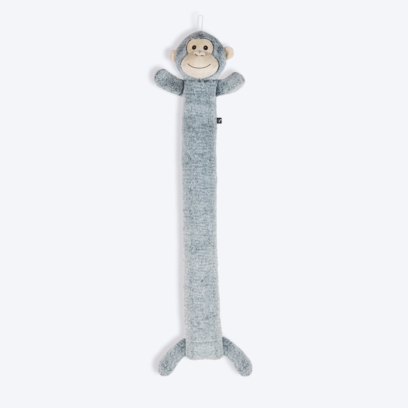 HUFT Mister Monki Mega Plush Toy For Dog – Grey Melange