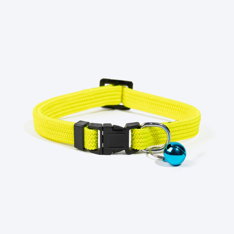 TLC Collar With Bell For Cats – Yellow