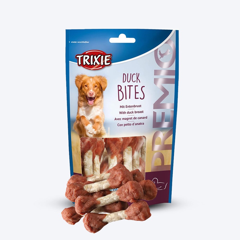 Trixie Duck Bites Gluten Free Treats For Dog – 80 gm