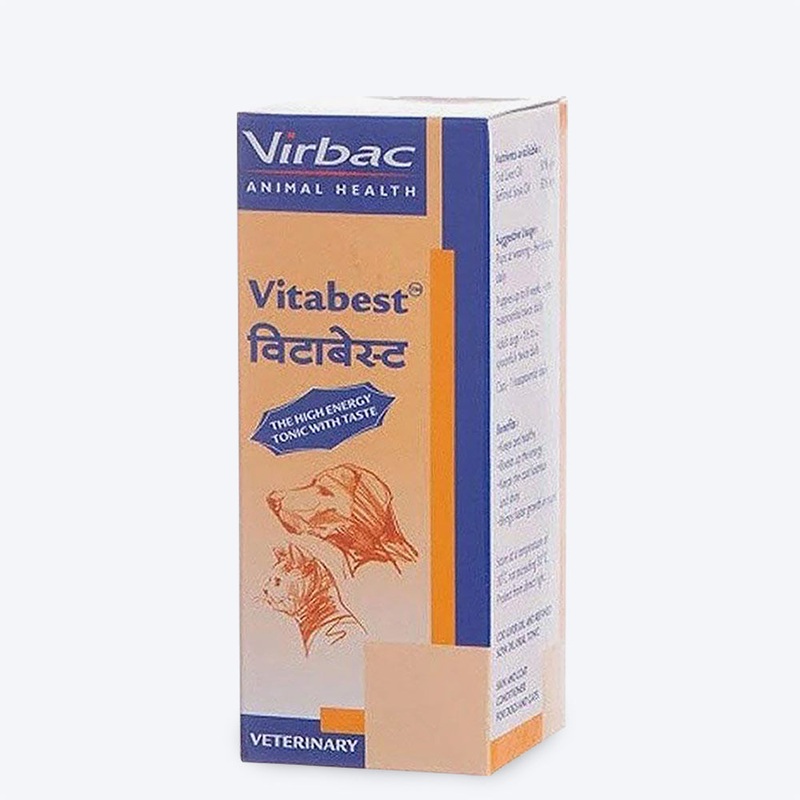 Virbac Vitabest Vitamin Supplement For Cats and Dogs – 150 ml