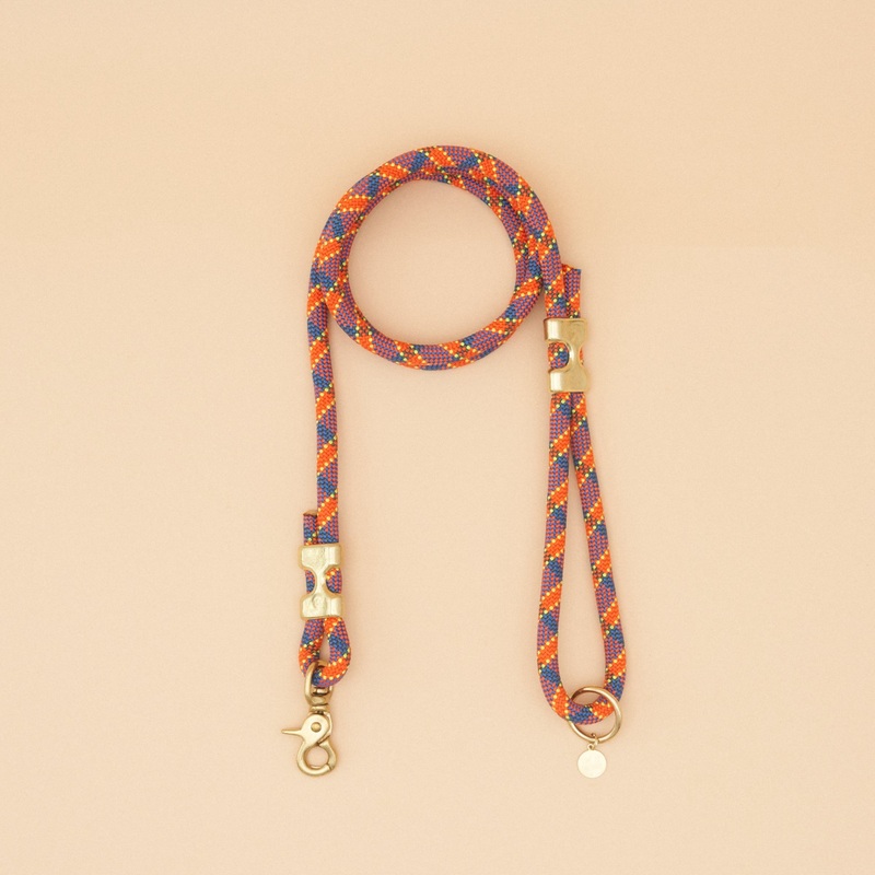 Fuji Rope Leash – Orange|Orange|Small: 4.5 Feet|Large: 6 Feet|Custom Length