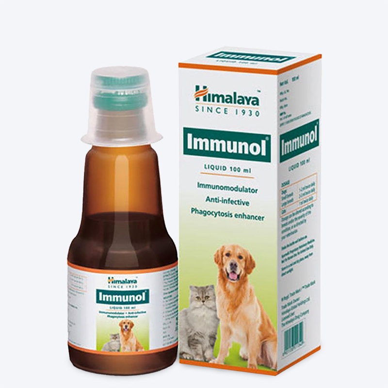 Himalaya Immunol Supplement For Dog & Cat – 100 ml