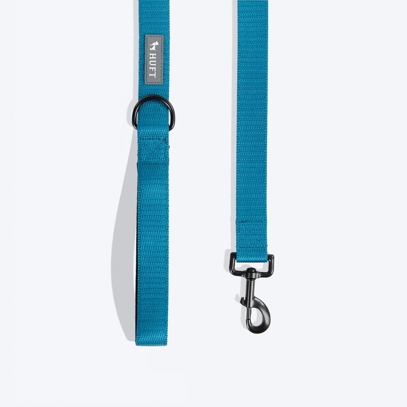HUFT Basics Dog Leash – Teal Blue