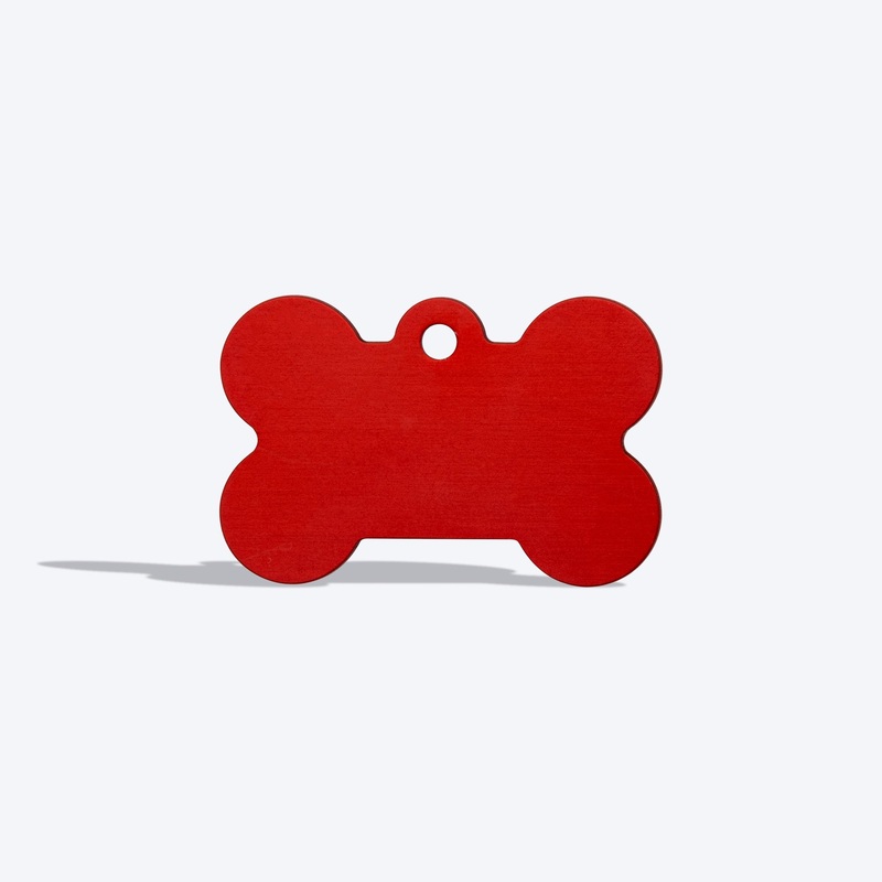 HUFT Personalised Name Tag For Puppy & Cat – Bone – 2.7 X 1.5 cm