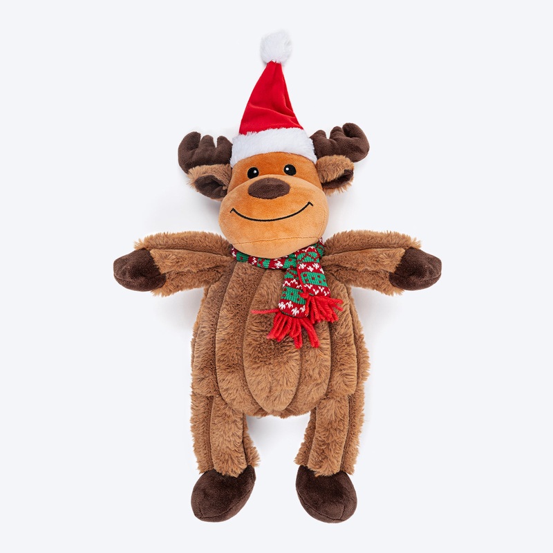HUFT Very Merry Friend Plush Toy For Dog – Brown