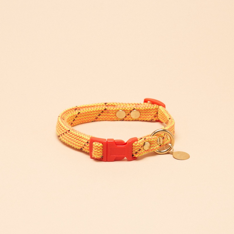 Luna Lightweight Collar – Turbo Yellow