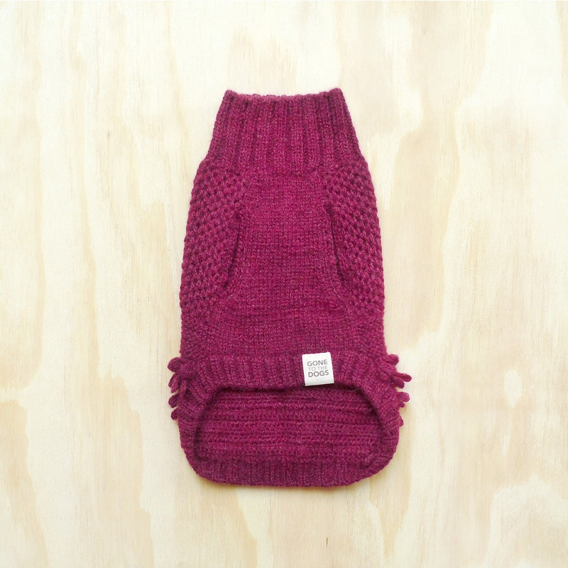 Ollie Turtleneck Sweater – Wine