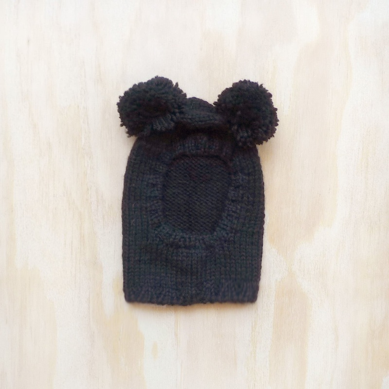 Pom Pom Sweater Hood –  Black|XX-Small|X-Small|Small|Medium|Large|Black