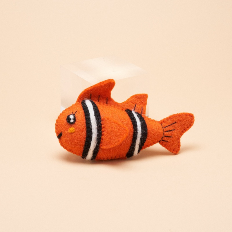 Clownfish Squeaker Toy|Orange