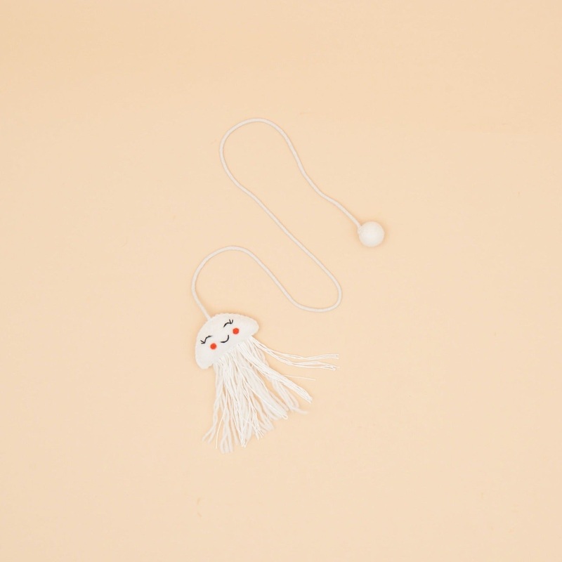 Jellyfish String Toy|White