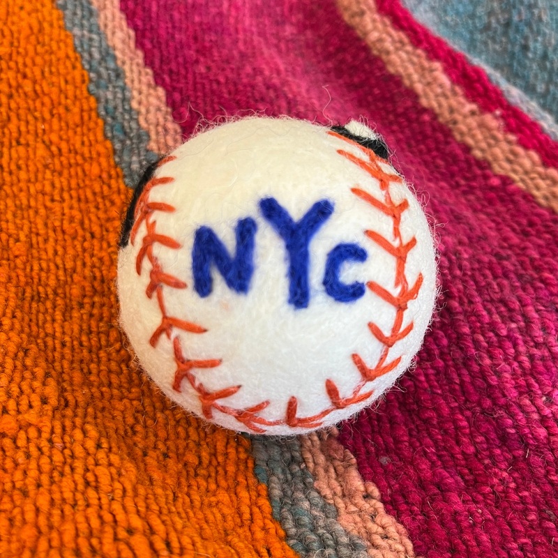 NYC Baseball Toy|Natural