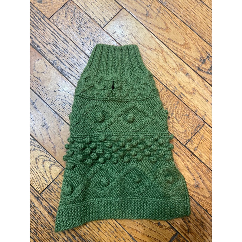 Parker Turtleneck Cable Sweater – Ivy Green