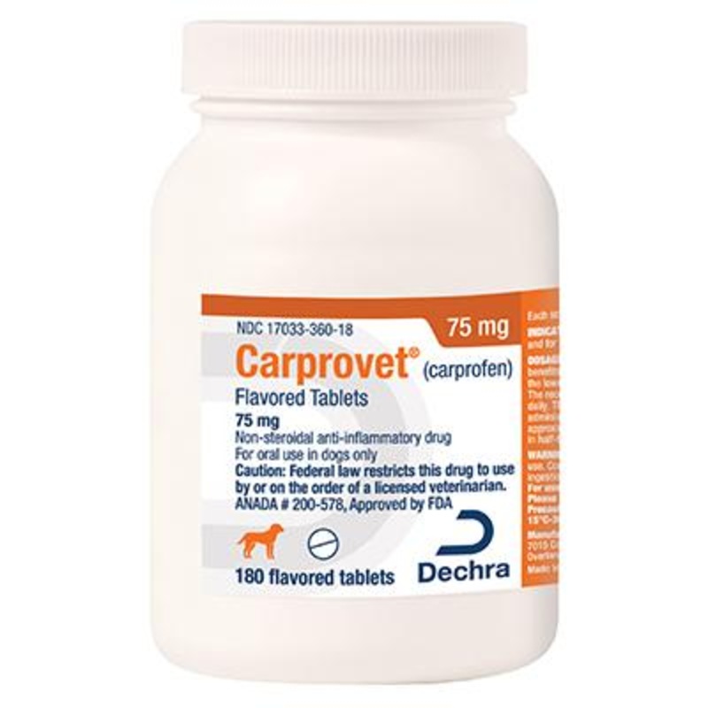 Carprovet Flavor Tabs (Rx)|25 mg|75 mg|100 mg|60 Count|180 Count