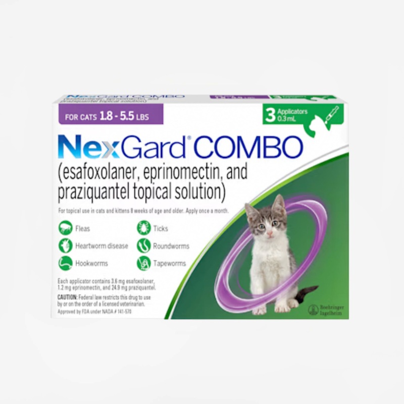 NexGard COMBO for Cats – 3 months (Rx)