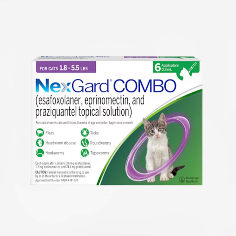 NexGard COMBO for Cats – 6 months (Rx)