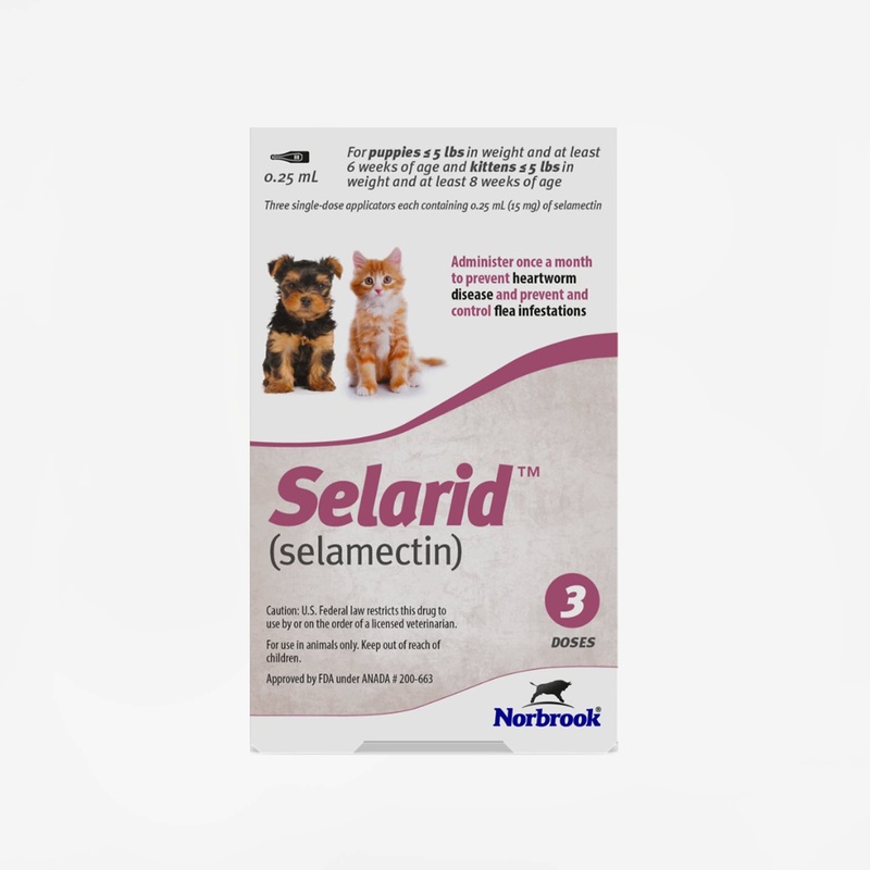 Selarid for Puppies & Kittens – 1 month (Rx)