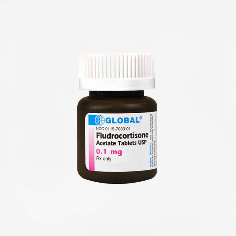Fludrocortisone Tablets (Rx)|0.1 mg|100 Count