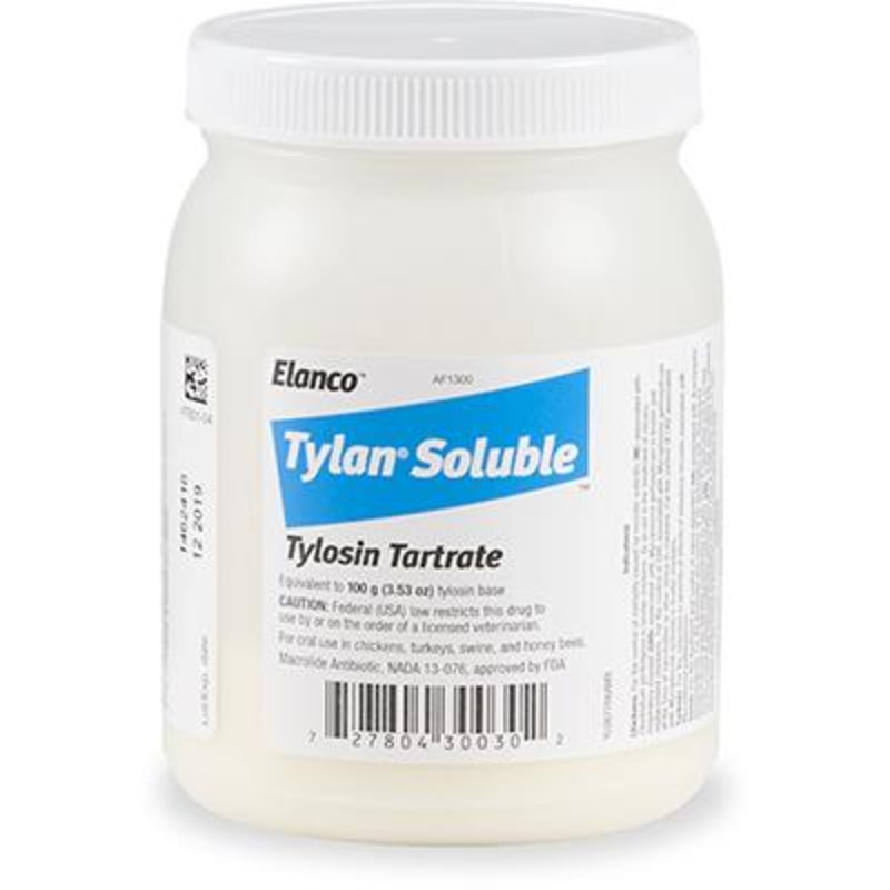 Tylan Soluble Powder (Rx)|100 gram|1 Bottle