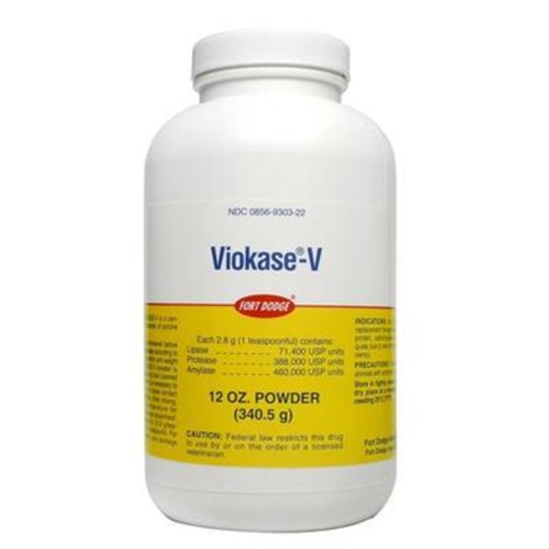 Viokase-V Powder (Rx)|12 oz|1 Bottle