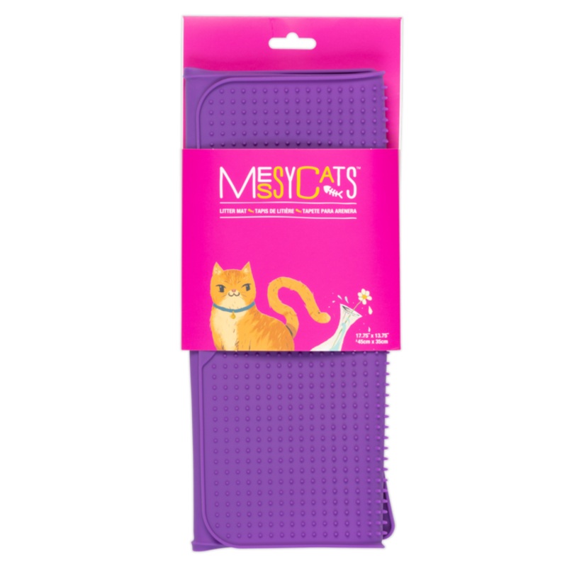 Messy Mutts Silicone Litter Mat with Graduated Spikes