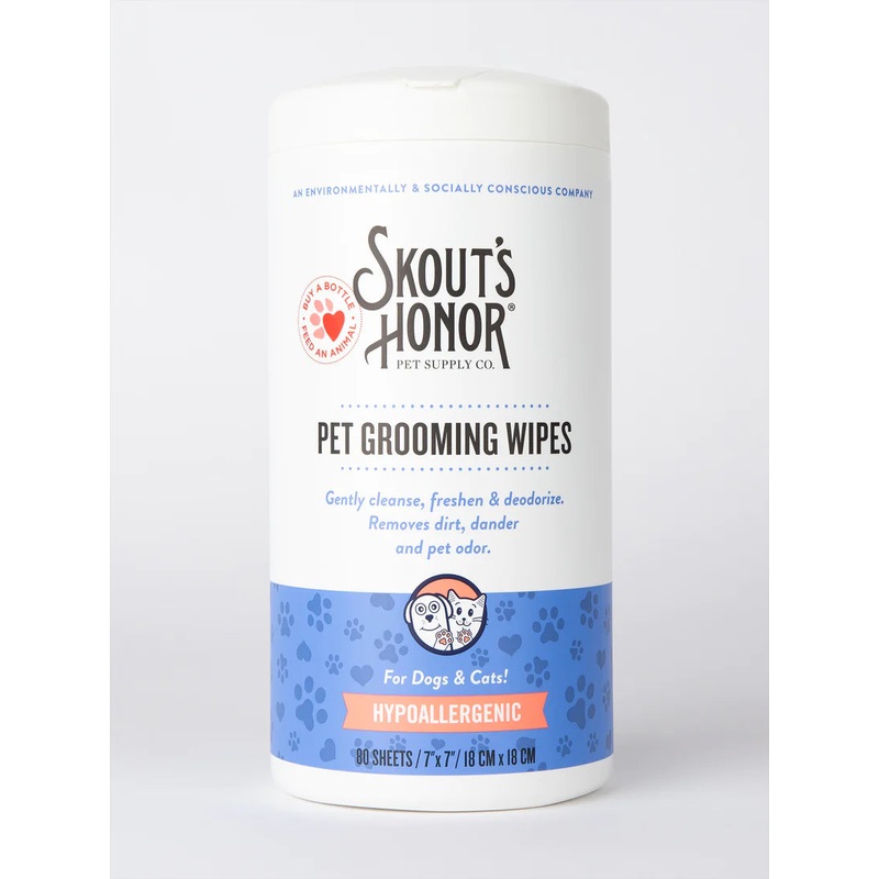 Skout’s Honor Grooming Pet Wipes