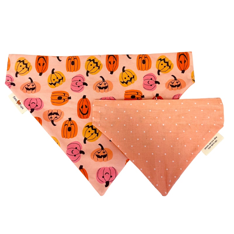 Parti Pups Halloween Reversible Over-the-Collar Dog Bandanas