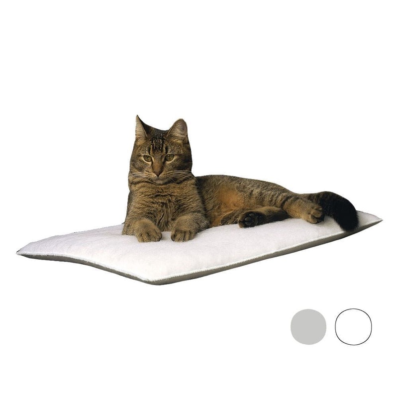 Purr Padd Cat Bed|Charcoal|White