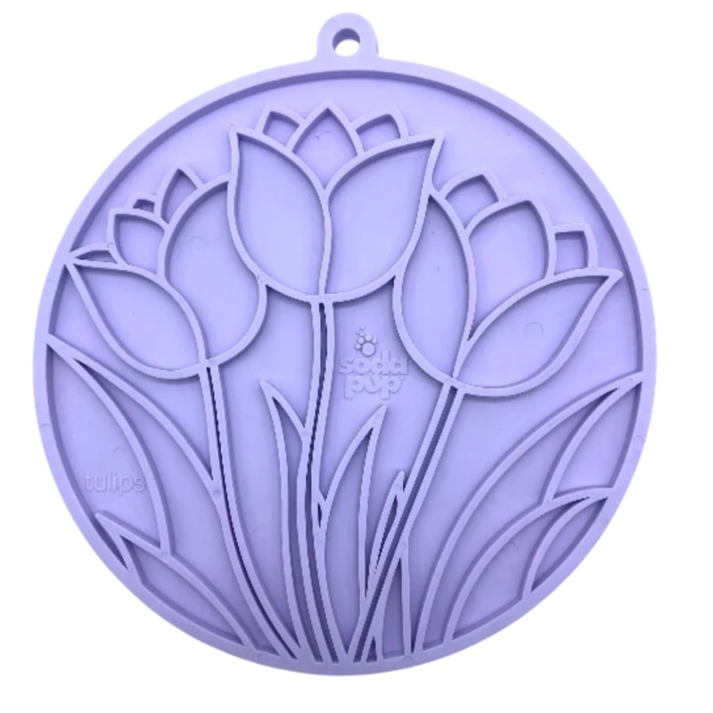 SodaPup Tulip Design eMat Enrichment Lick Mat