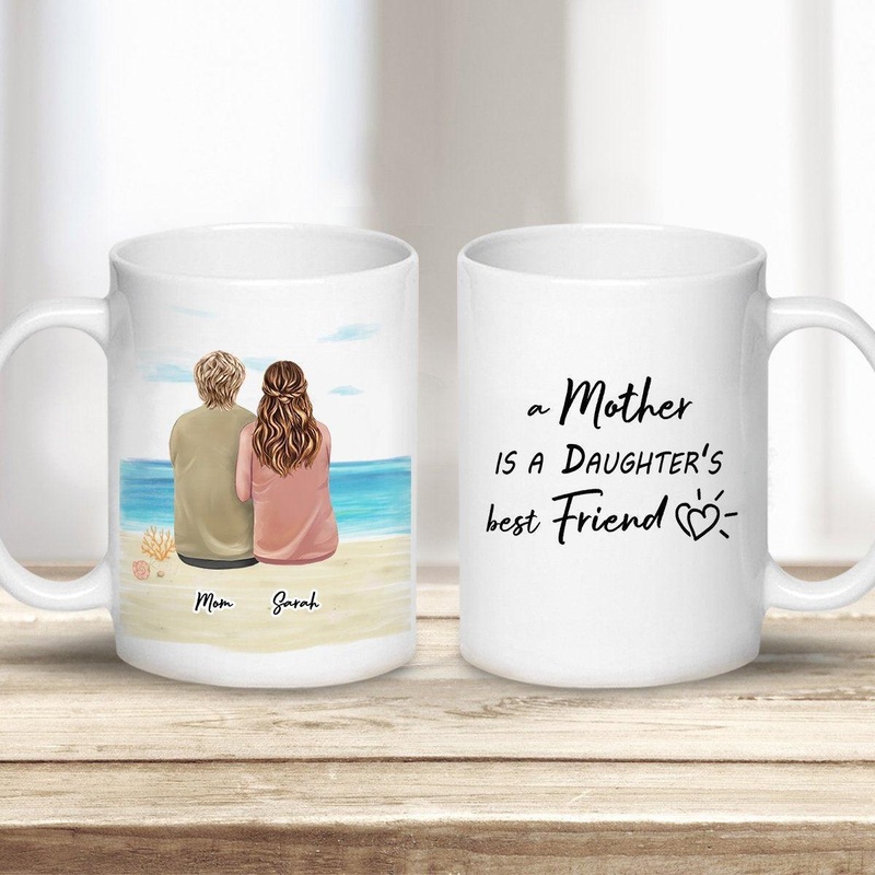 Beach Sand Custom Printed Mothers Day Coffee Mug