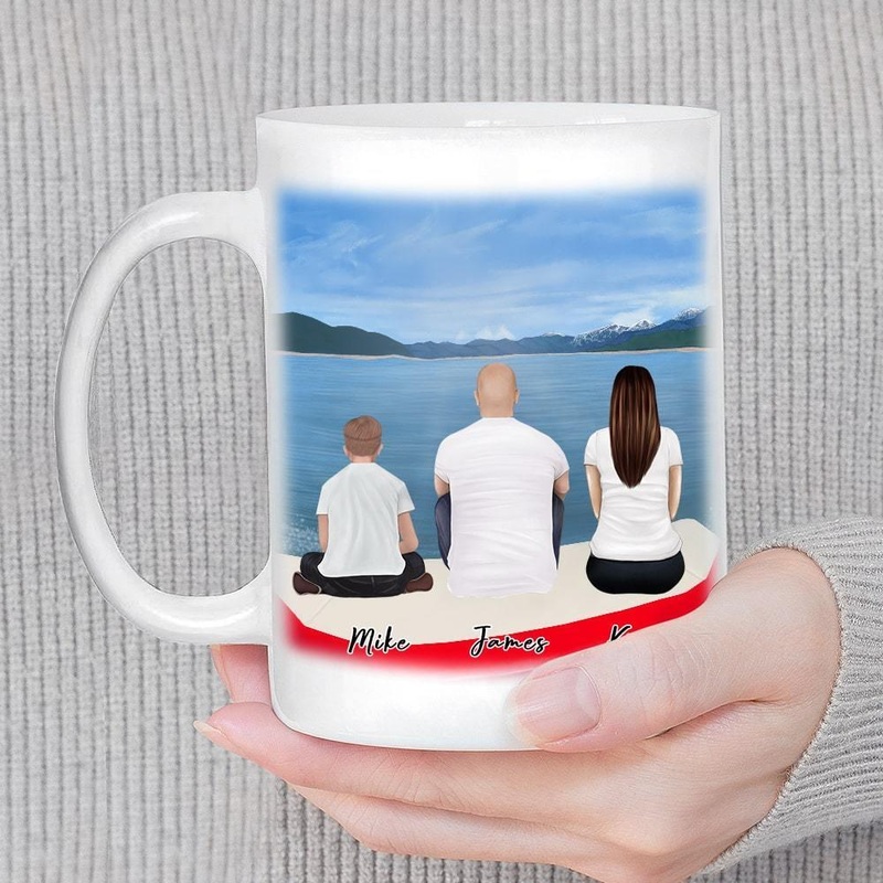Boat Personalized Family Coffee Mug