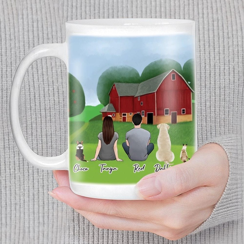 Farm Custom Printed Pet & Owner Coffee Mug