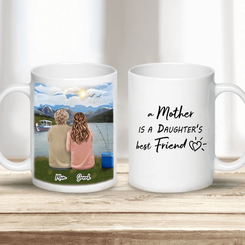 Fishing Personalized Mothers Day Coffee Mug