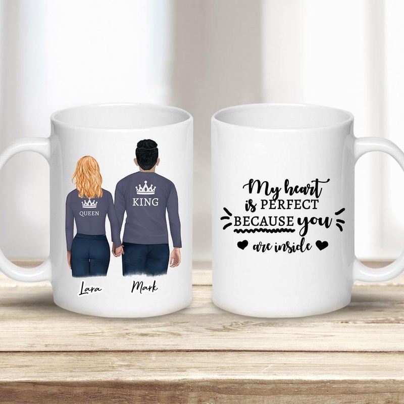 King Queen Couples Mug|11OZ|15OZ