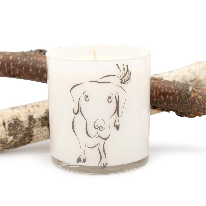Large Dog Jar Candle – Big Stick Scent
