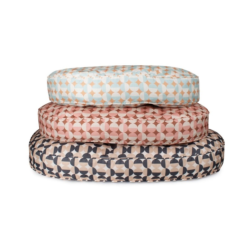 Oval Lounger Bed|Natural Geo|Rosy Geo|Sunny Geo|Medium|Large|X-Large