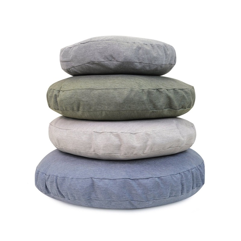 Renewed Round Patio Pet Bed|Medium|Large|X-Large|Dune Outdoor|Moss Outdoor|Graphite Outdoor|Chambray Outdoor