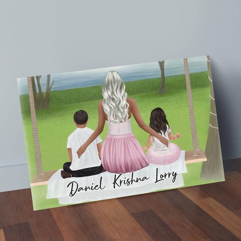 Mother Child Canvas|12 in x 8 in|18 in x 12 in|24 in x 16 in|48 in x 32 in