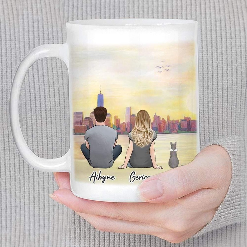 NYC Custom Printed Pet & Owner Coffee Mug