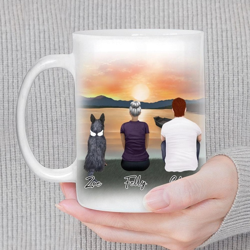 Sunset Personalized Pet & Owner Coffee Mug