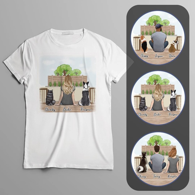 The Backyard Personalized Pet & Owner T-Shirt
