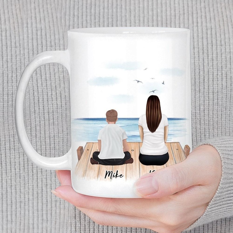 The Dock Personalized Family Coffee Mug